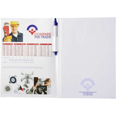 Logo trade promotional gift photo of: Essential conference pack A4 notepad and pen