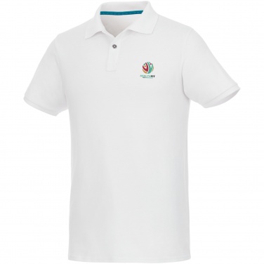 Logo trade promotional gifts image of: Beryl short sleeve men's organic recycled polo