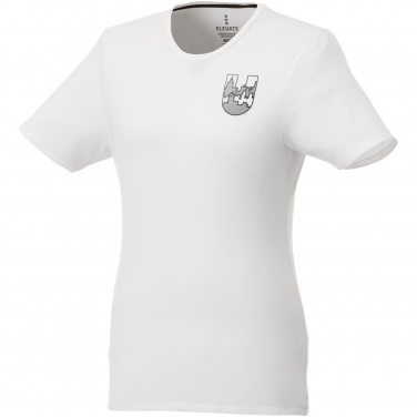 Logo trade promotional merchandise picture of: Balfour short sleeve women's organic t-shirt