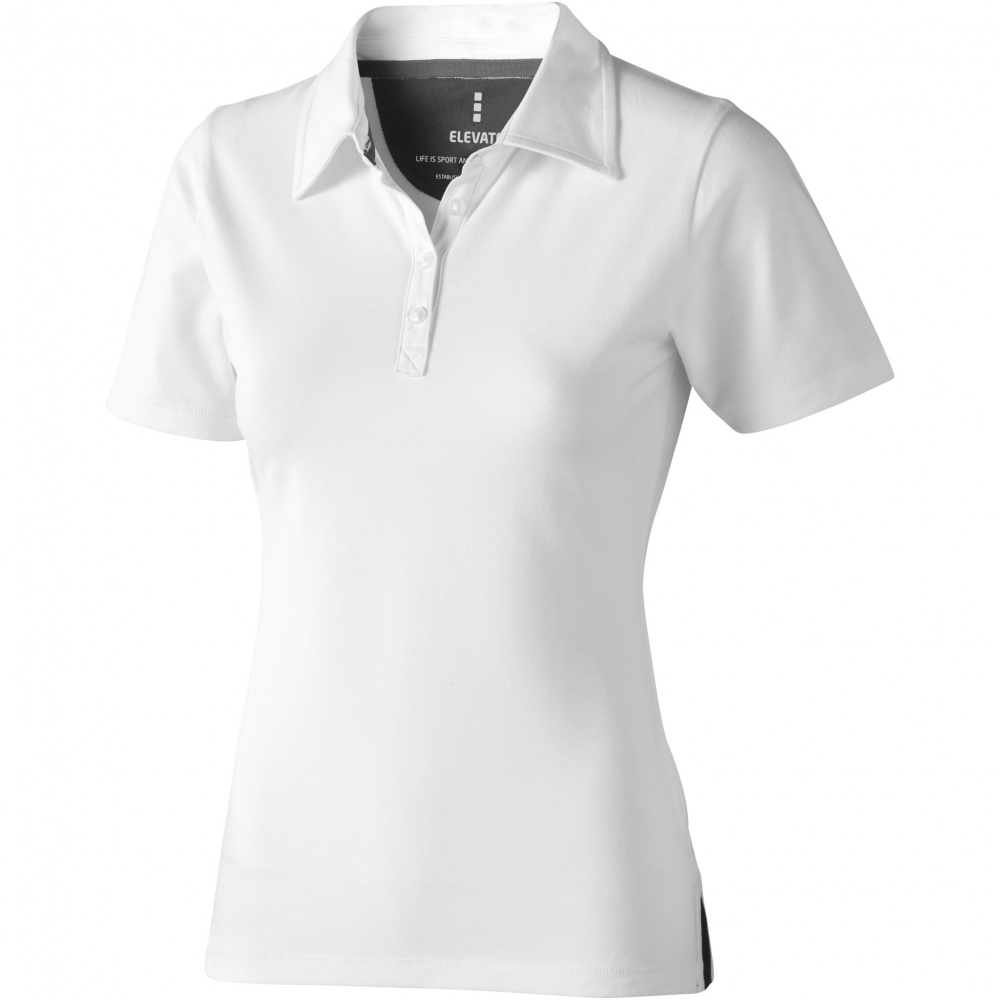 Logo trade promotional merchandise image of: Markham short sleeve women's stretch polo