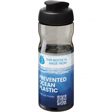 Logotrade promotional product picture of: H2O Active® Eco Base 650 ml flip lid sport bottle