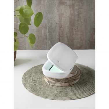 Logotrade promotional gifts photo of: Capsule UV smartphone sanitizer with 5W wireless charging pad