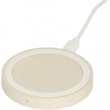 Logotrade corporate gift picture of: Naka 5W wheat straw wireless charging pad