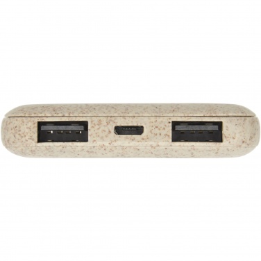 Logotrade promotional product picture of: Asama 5000 mAh wheat straw power bank
