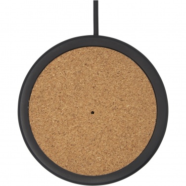 Logo trade promotional gifts image of: Kivi 10W limestone/cork wireless charging pad