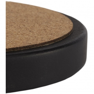 Logo trade promotional gift photo of: Kivi 10W limestone/cork wireless charging pad