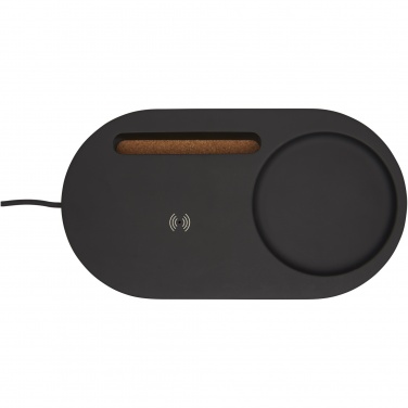 Logotrade corporate gift picture of: Klip 5W wireless charging desk organizer