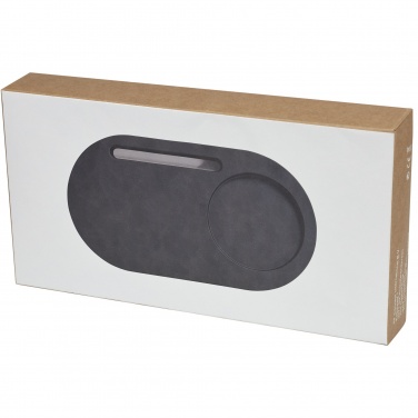 Logo trade promotional gifts image of: Klip 5W wireless charging desk organizer