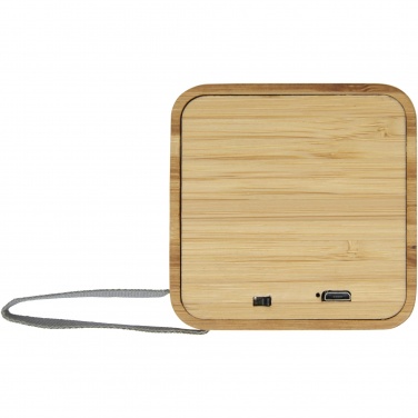 Logo trade corporate gifts image of: Arcana bamboo Bluetooth® speaker