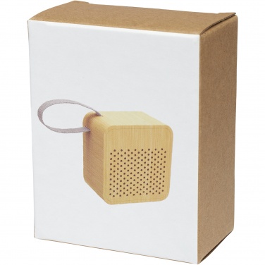 Logo trade corporate gifts picture of: Arcana bamboo Bluetooth® speaker