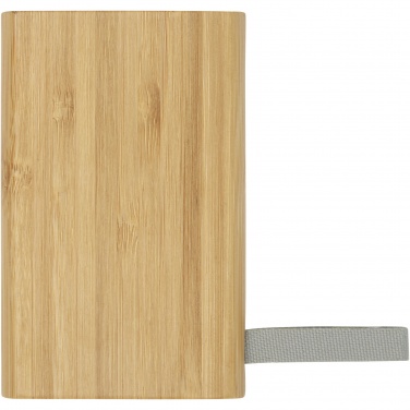 Logo trade promotional gift photo of: Tulda 5000 mAh bamboo power bank