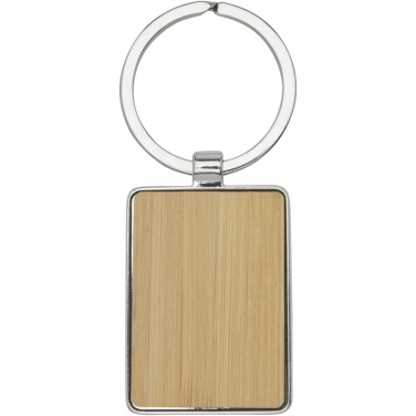 Logotrade advertising products photo of: Neta bamboo rectangular keychain