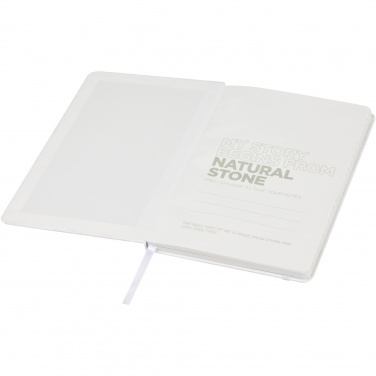 Logo trade promotional gifts image of: Breccia A5 stone paper notebook