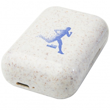 Logo trade promotional gifts picture of: Nantai wheat straw True Wireless earbuds