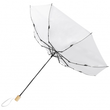 Logo trade promotional gifts picture of: Birgit 21'' foldable windproof recycled PET umbrella
