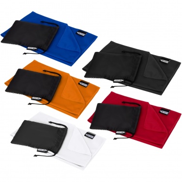 Logo trade promotional merchandise picture of: Raquel cooling towel made from recycled PET 80x30 cm