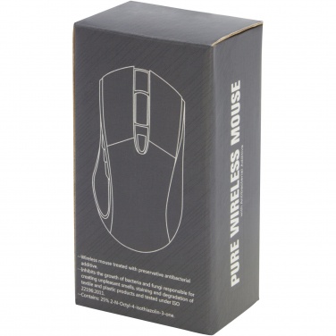 Logotrade promotional merchandise photo of: Pure wireless mouse with antibacterial additive
