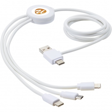 Logotrade promotional merchandise photo of: Pure 5-in-1 charging cable with antibacterial additive