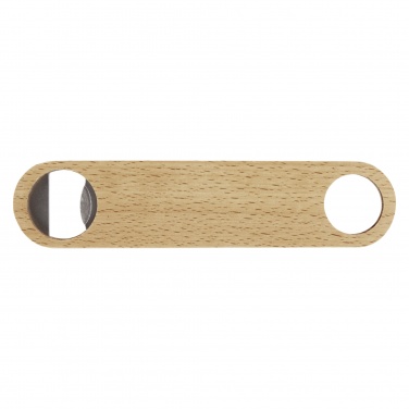 Logo trade promotional gifts picture of: Origina wooden bottle opener