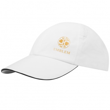 Logo trade promotional items picture of: Morion 6 panel GRS recycled cool fit sandwich cap