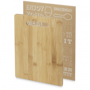 Logo trade promotional item photo of: Basso bamboo cutting board