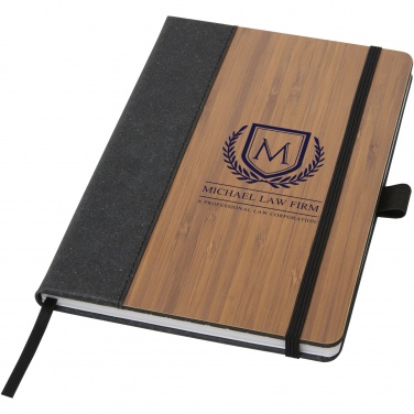 Logo trade promotional gifts picture of: Note A5 bamboo notebook