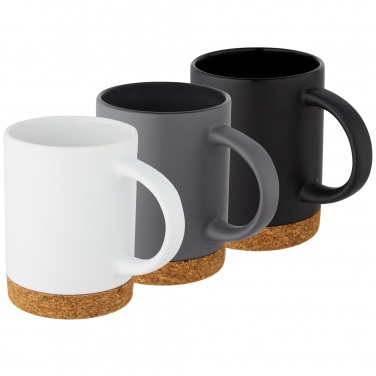 Logo trade promotional product photo of: Neiva 425 ml ceramic mug with cork base