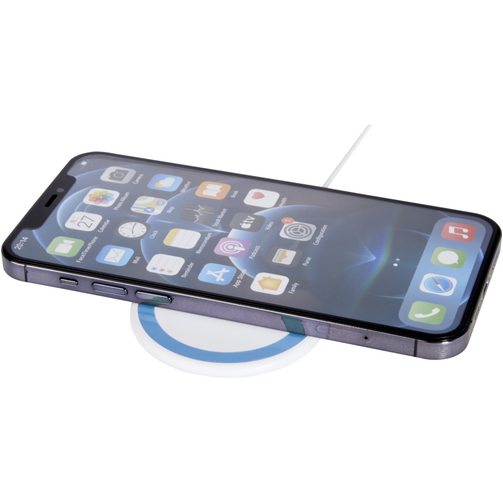 Logo trade promotional giveaways picture of: Peak 10W magnetic wireless charging pad