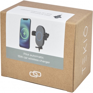Logotrade advertising product picture of: Pilot 15W wireless automatic car charger 