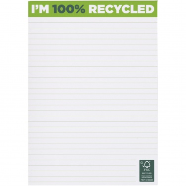 Logotrade promotional products photo of: Desk-Mate® A5 recycled notepad