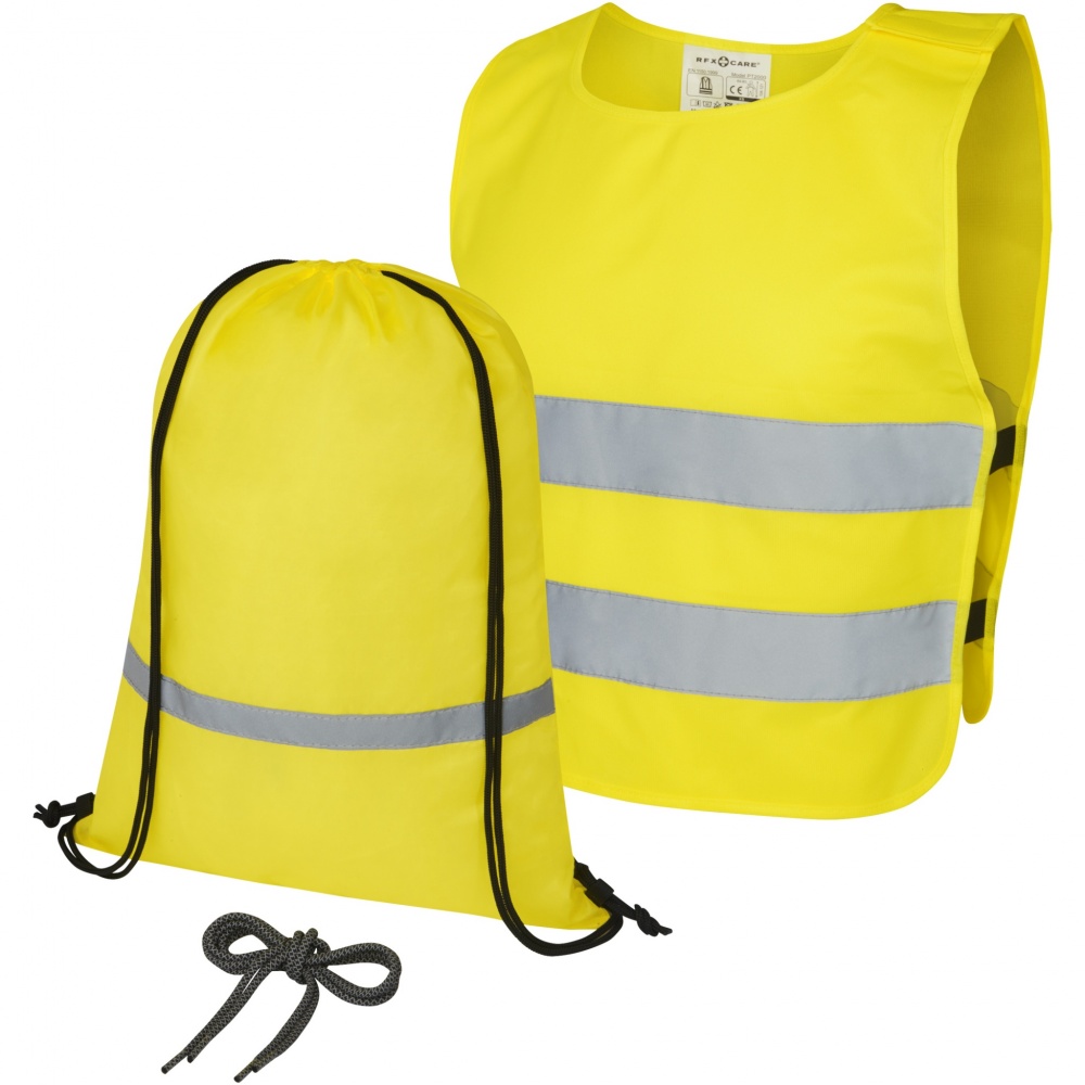 Logo trade promotional merchandise image of: RFX™ Ingeborg safety and visibility set for childeren 7-12 years