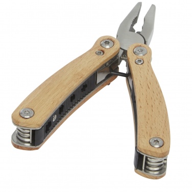 Logotrade advertising product image of: Anderson 12-function medium wooden multi-tool