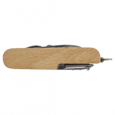 Logo trade promotional merchandise image of: Richard 7-function wooden pocket knife