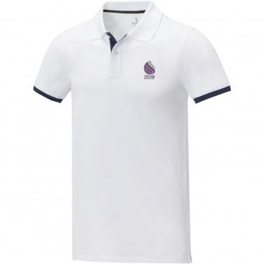 Logo trade promotional giveaways image of: Morgan short sleeve men's duotone polo