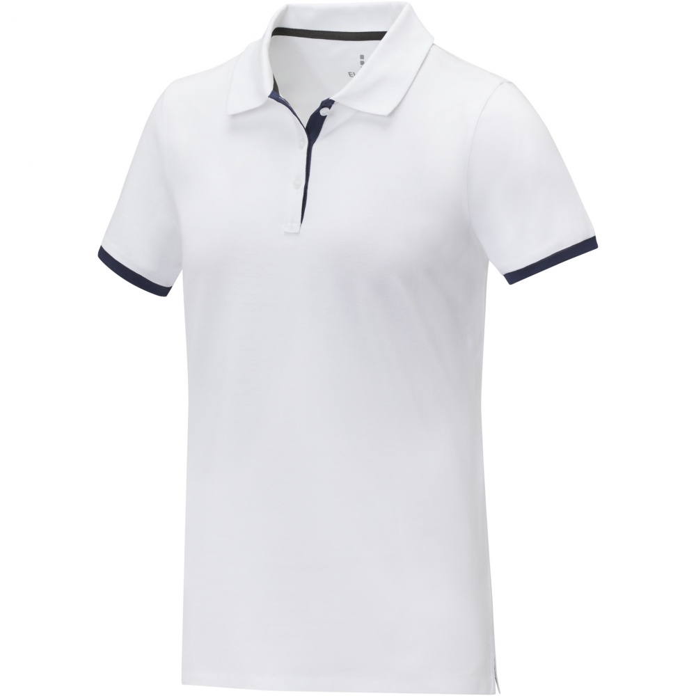 Logo trade advertising products image of: Morgan short sleeve women's duotone polo