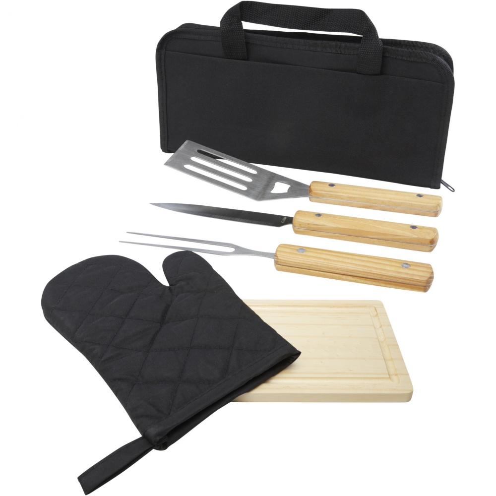 Logotrade promotional merchandise picture of: Gratar 5-piece BBQ set