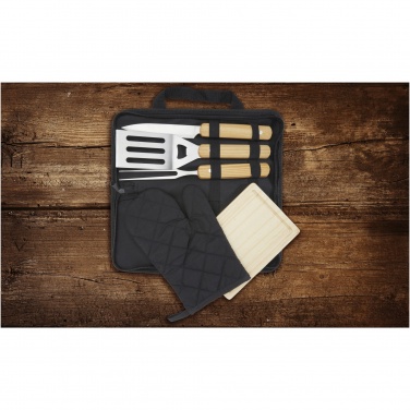 Logo trade promotional items picture of: Gratar 5-piece BBQ set