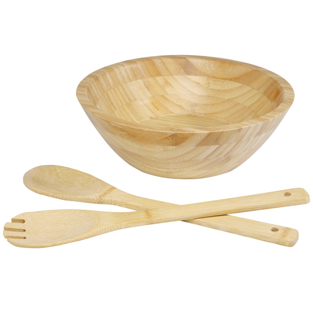 Logotrade promotional merchandise photo of: Argulls bamboo salad bowl and tools