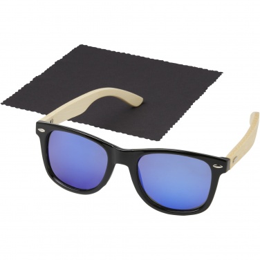 Logotrade promotional merchandise image of: Taiyō rPET/bamboo mirrored polarized sunglasses in gift box