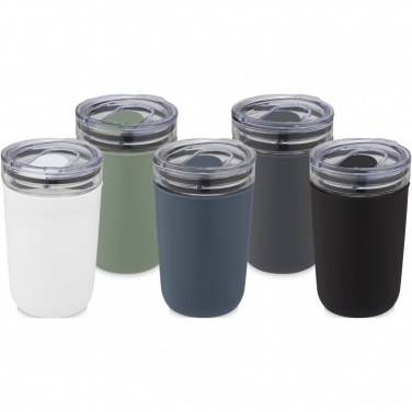 Logo trade promotional merchandise picture of: Bello 420 ml glass tumbler with recycled plastic outer wall