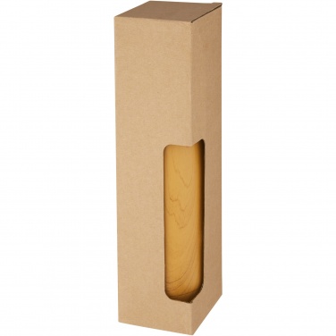 Logotrade promotional product picture of: Cove 500 ml vacuum insulated stainless steel bottle with wood print