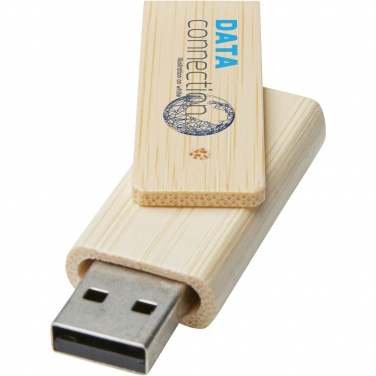 Logo trade promotional product photo of: Rotate 4GB bamboo USB flash drive
