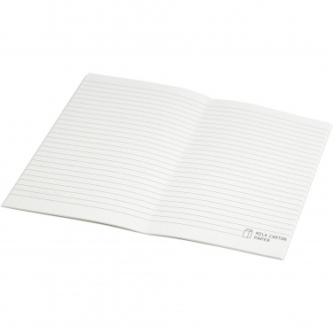 Logo trade promotional merchandise picture of: Dairy Dream A5 size reference recycled milk cartons cahier notebook