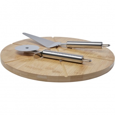 Logotrade corporate gift image of: Mangiary bamboo pizza peel and tools