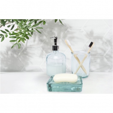 Logo trade promotional products picture of: Jabony 3-piece recycled glass bathroom set