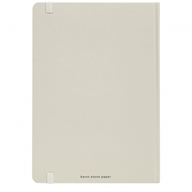 Logo trade business gifts image of: Karst® A5 stone paper hardcover notebook - lined