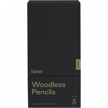 Logo trade promotional product photo of: Karst® 5-pack 2B woodless graphite pencils