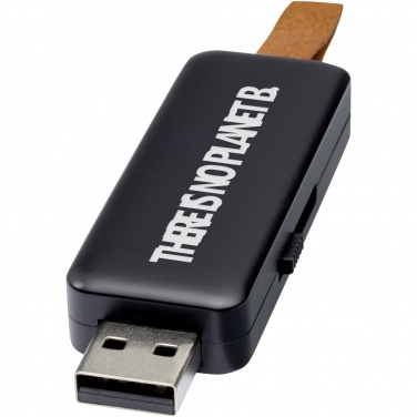 Logo trade promotional merchandise photo of: Gleam 8GB light-up USB flash drive