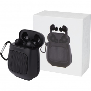 Logotrade promotional product image of: Remix auto pair True Wireless earbuds and speaker