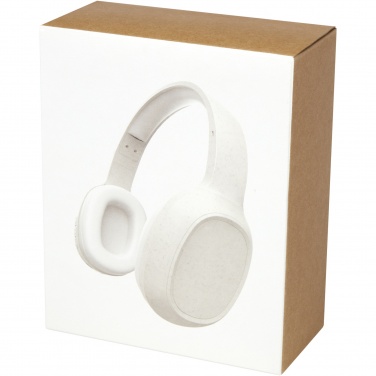 Logotrade promotional gift picture of: Riff wheat straw Bluetooth® headphones with microphone